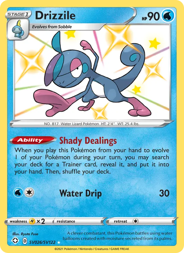 Drizzile SV026 Shining Fates Pokesingles