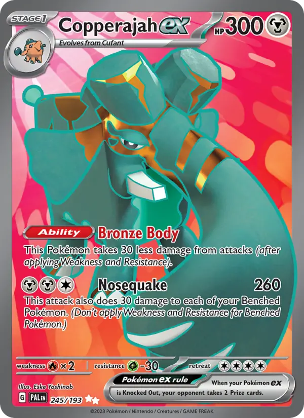 Copperajah ex 245 Paldea Evolved Pokesingles