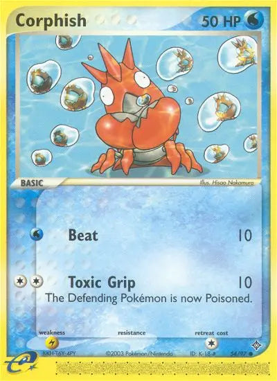 Corphish 54 Dragon Pokesingles