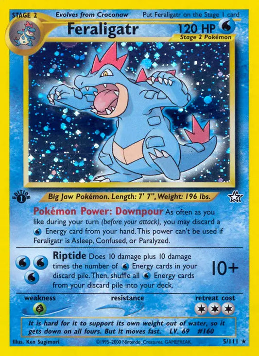 Feraligatr 5 Neo Genesis Pokesingles