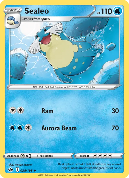 Sealeo 38 Chilling Reign Pokesingles