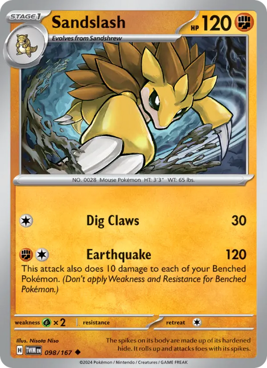 Sandslash 98 Twilight Masquerade Pokesingles