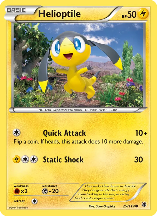 Helioptile 29 Phantom Forces Pokesingles