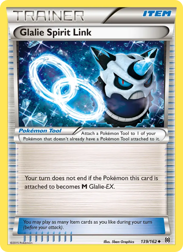 Glalie Spirit Link 139 BREAKthrough Pokesingles
