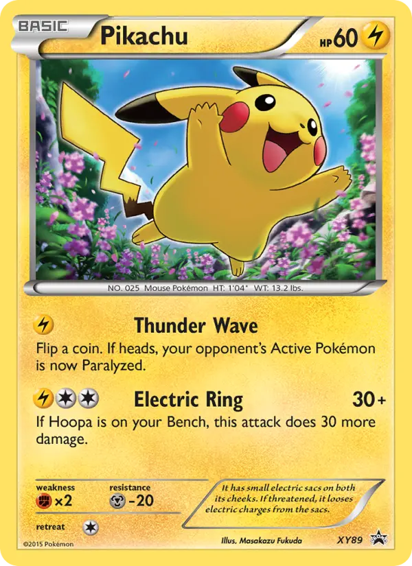 Pikachu XY89 XY Black Star Promos Pokesingles
