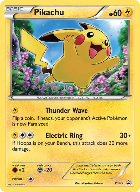 Pikachu XY89 XY Black Star Promos Pokesingles