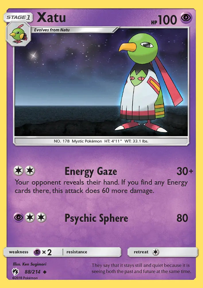 Xatu 88 Lost Thunder Pokesingles