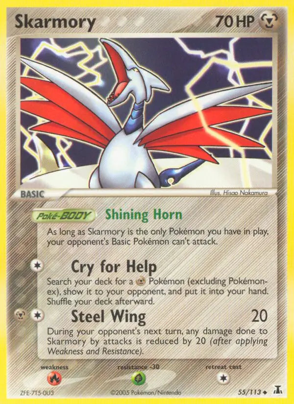 Skarmory 55 Delta Species Pokesingles