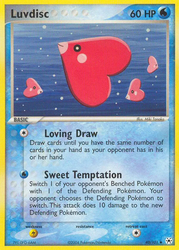 Luvdisc 40 Hidden Legends Pokesingles