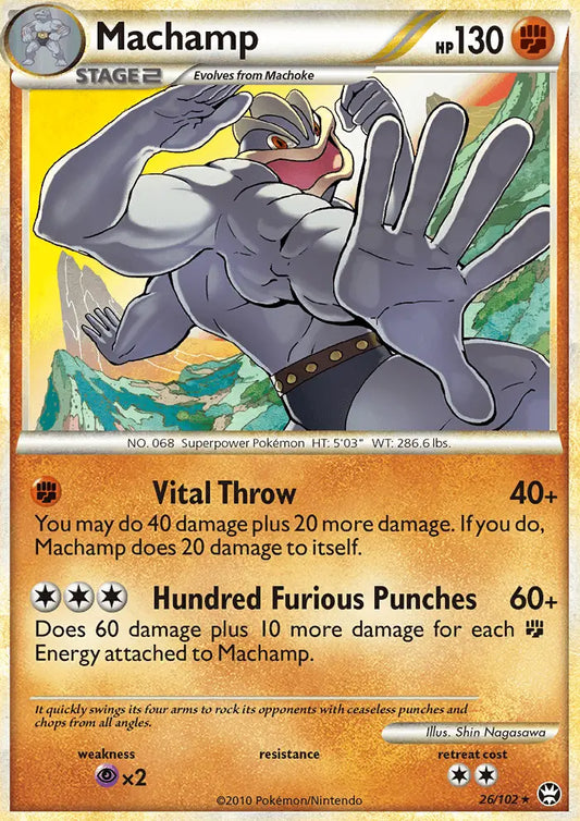 Machamp 26 Triumphant Pokesingles
