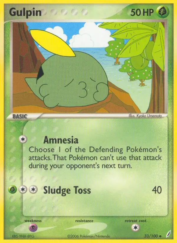 Gulpin 33 Crystal Guardians Pokesingles
