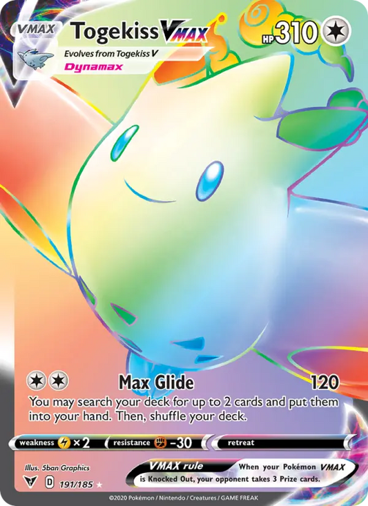 Togekiss VMAX 191 Vivid Voltage Pokesingles