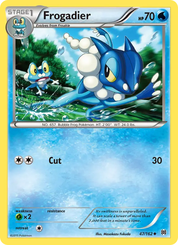 Frogadier 47 BREAKthrough Pokesingles