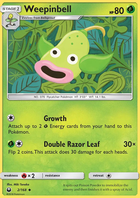 Weepinbell 2 Celestial Storm Pokesingles