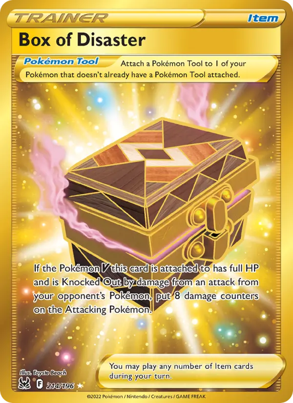 Box of Disaster 214 Lost Origin Pokesingles