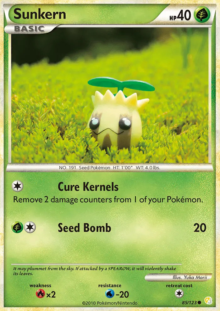 Sunkern 85 HeartGold SoulSilver Pokesingles