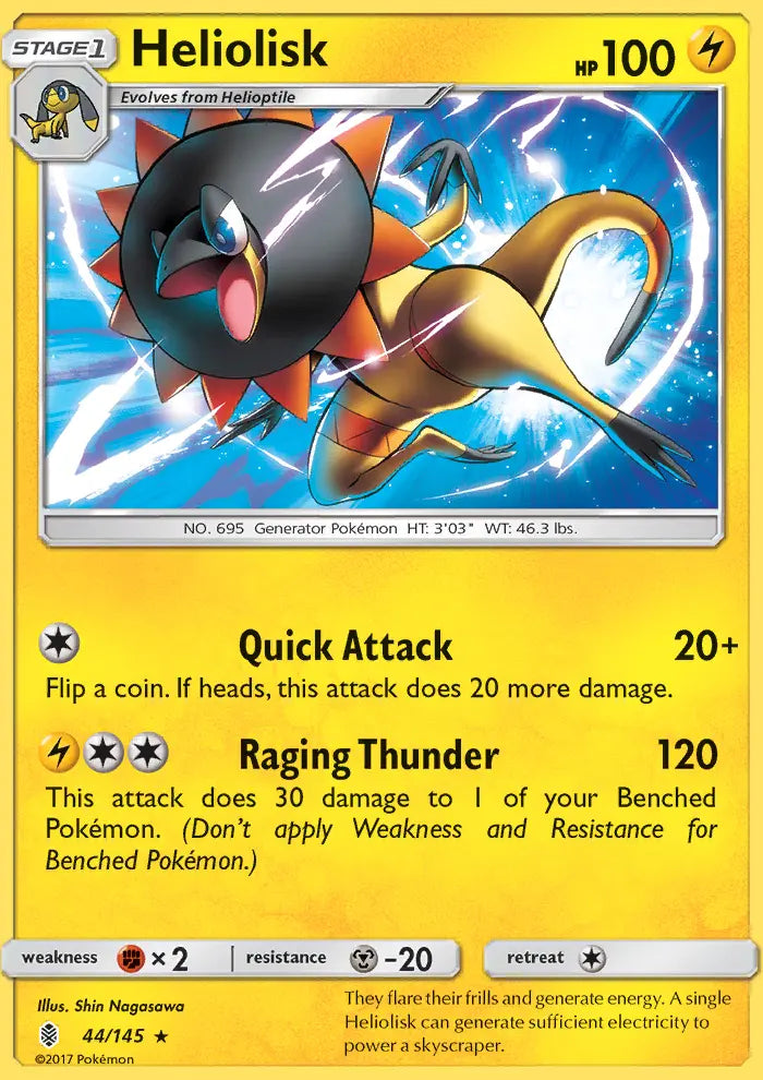 Heliolisk 44 Guardians Rising Pokesingles