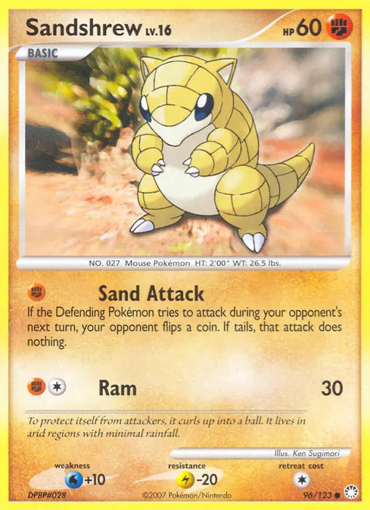 Sandshrew 96 Mysterious Treasures Pokesingles
