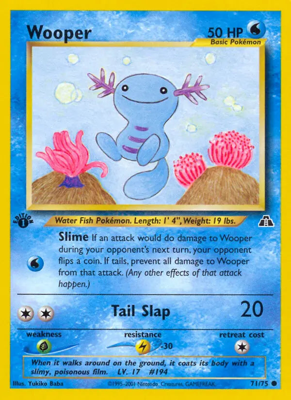 Wooper 71 Neo Discovery Pokesingles