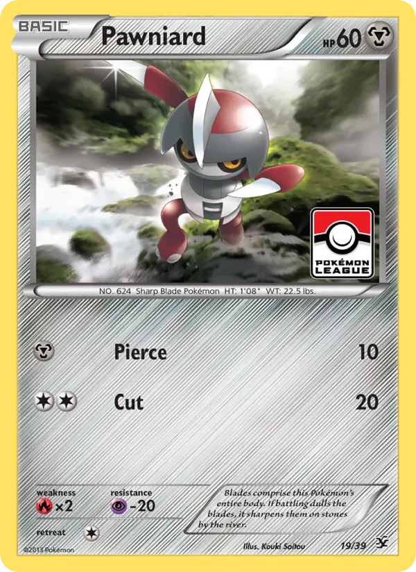 Pawniard 19 Kalos Starter Set Pokesingles