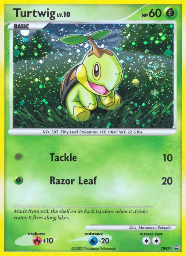 Turtwig DP01 DP Black Star Promos Pokesingles