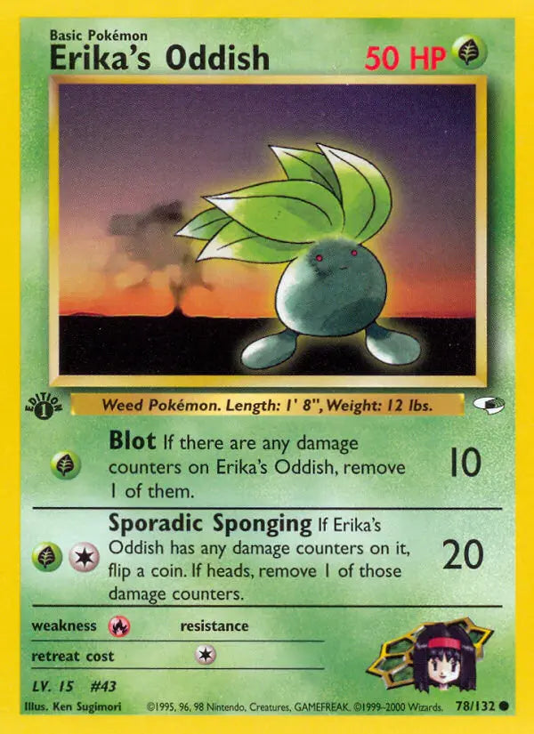 Erika's Oddish 78 Gym Heroes Pokesingles