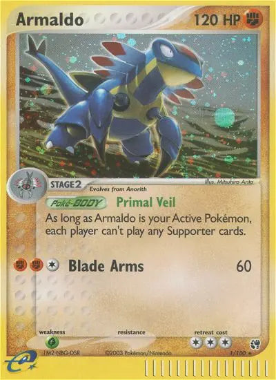 Armaldo 1 Sandstorm Pokesingles