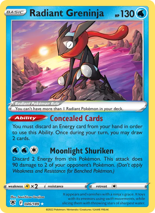 Radiant Greninja 46 Astral Radiance Pokesingles