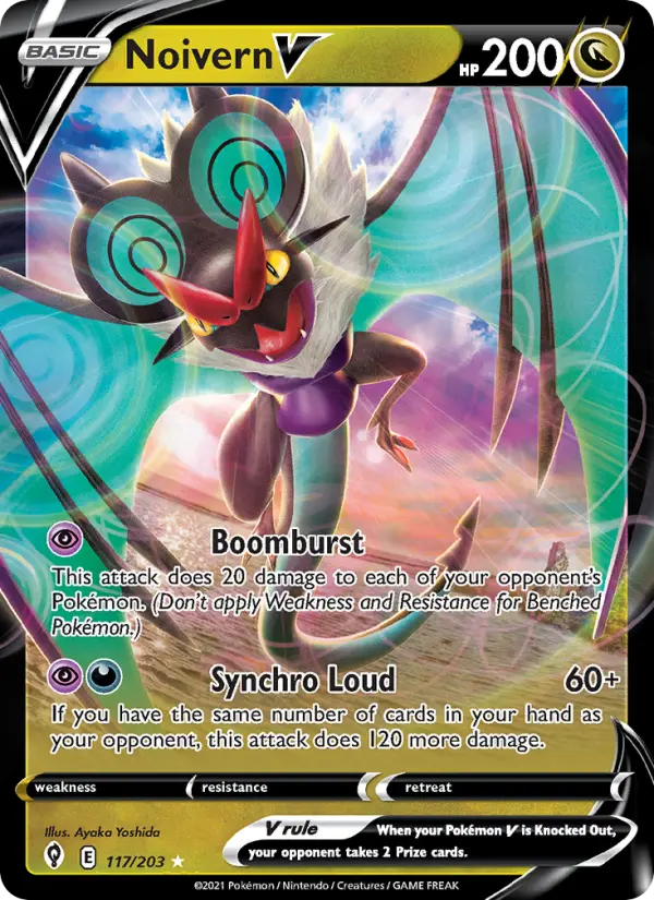 Noivern V 117 Evolving Skies Pokesingles