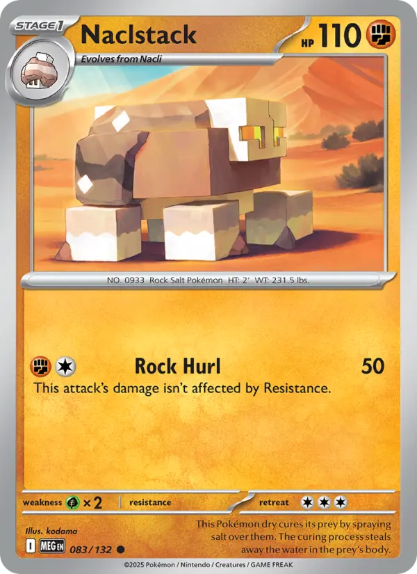 Naclstack 83 Mega Evolution Pokesingles