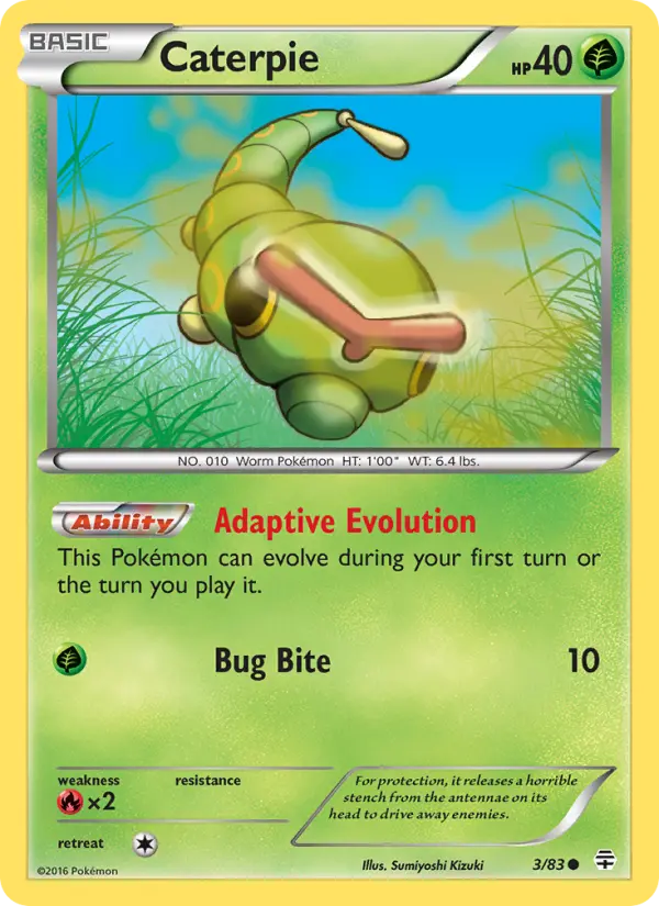 Caterpie 3 Generations Pokesingles