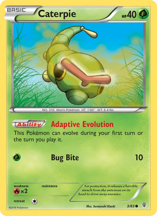 Caterpie 3 Generations Pokesingles