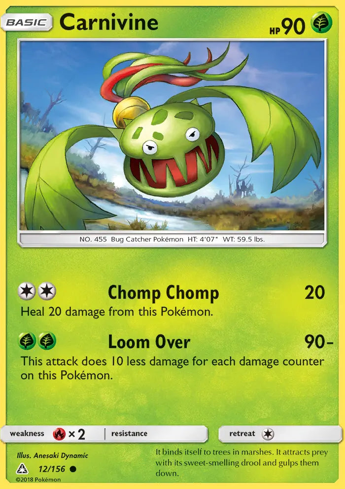 Carnivine 12 Ultra Prism Pokesingles
