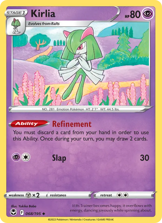 Kirlia 68 Silver Tempest Pokesingles