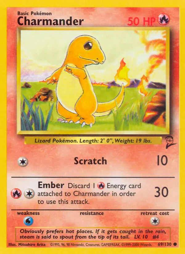 Charmander 69 Base Set 2 Pokesingles