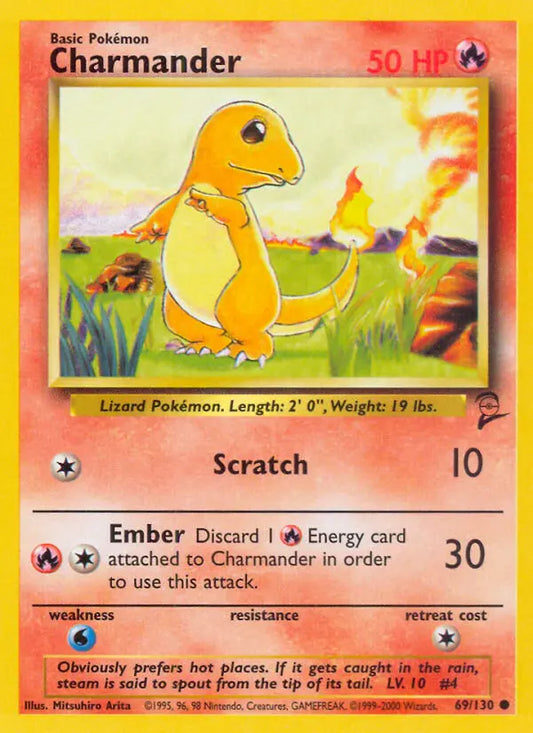 Charmander 69 Base Set 2 Pokesingles