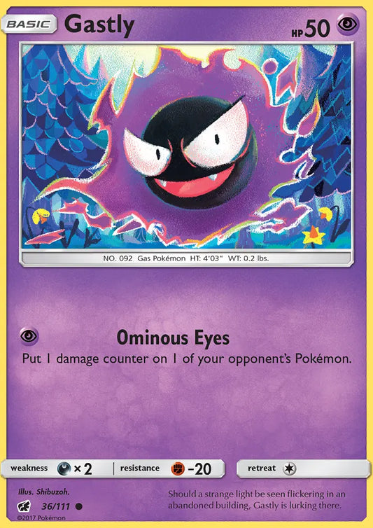 Gastly 36 Crimson Invasion Pokesingles