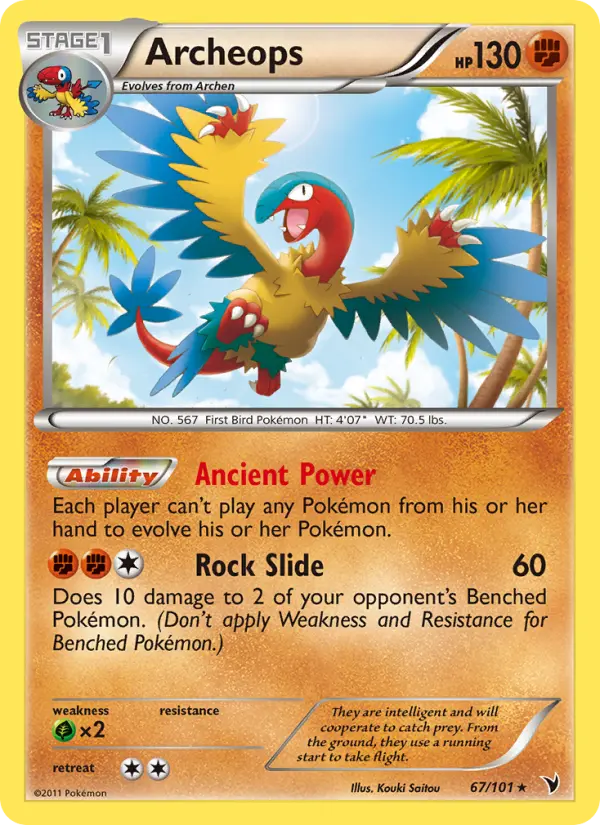 Archeops 67 Noble Victories Pokesingles