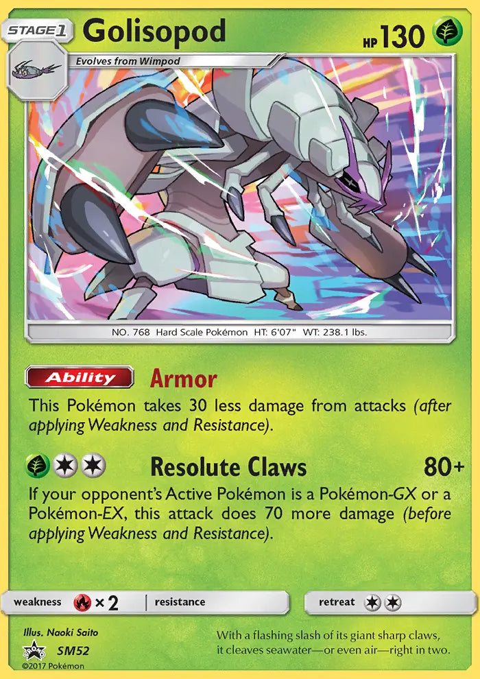 Golisopod SM52 SM Black Star Promos Pokesingles
