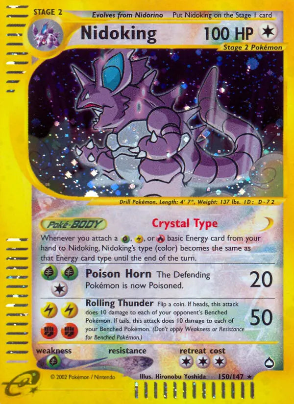 Nidoking 150 Aquapolis Pokesingles