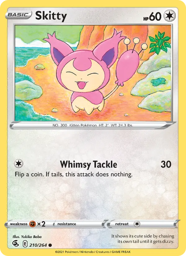Skitty 210 Fusion Strike Pokesingles