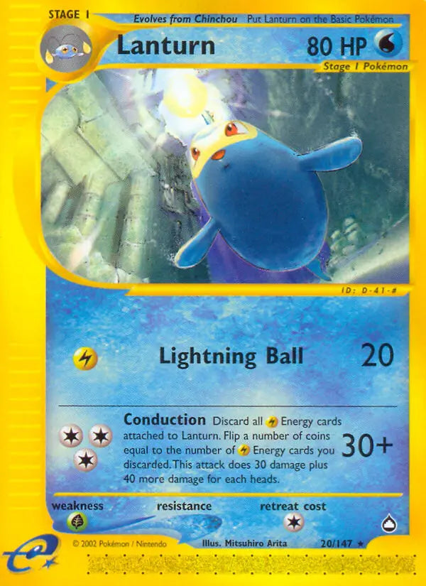 Lanturn 20 Aquapolis Pokesingles