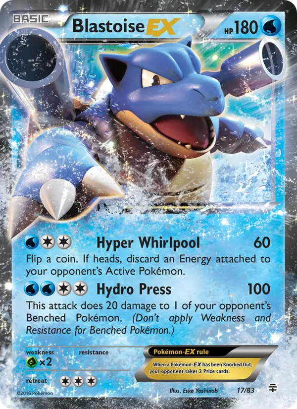 Blastoise EX 17 Generations Pokesingles