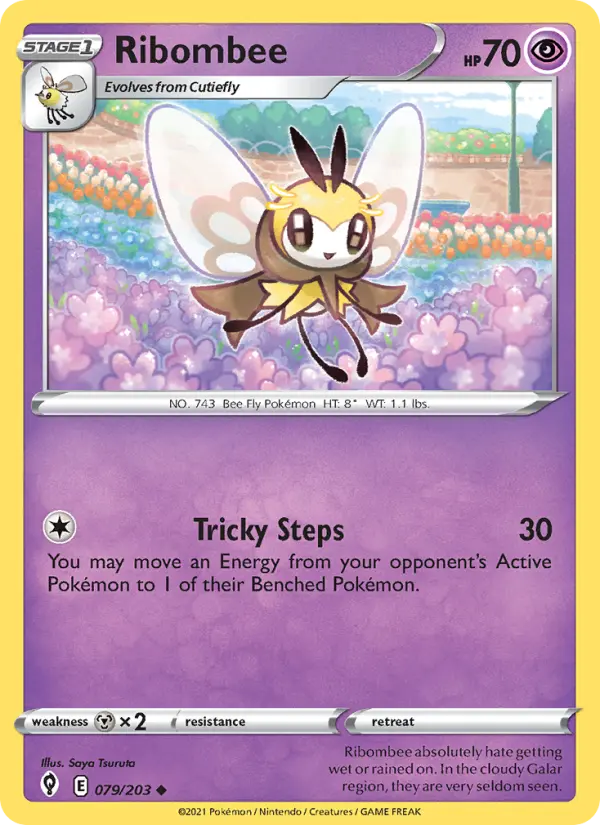 Ribombee 79 Evolving Skies Pokesingles