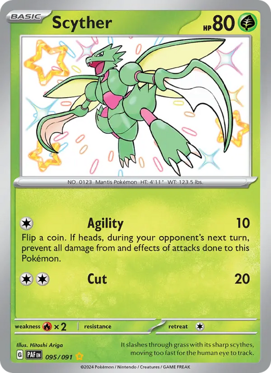 Scyther 95 Paldean Fates Pokesingles
