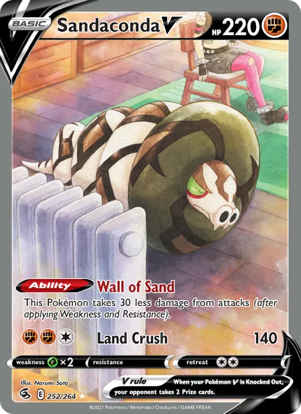 Sandaconda V 252 Fusion Strike Pokesingles