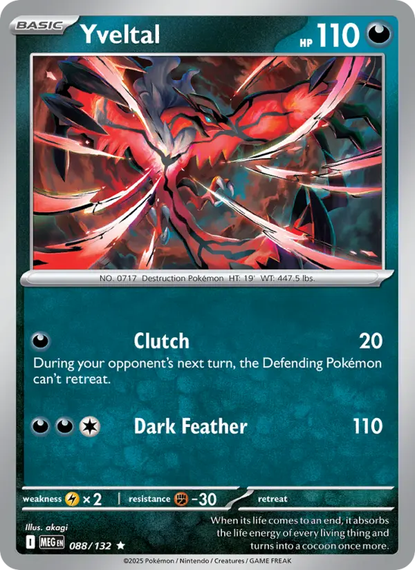 Yveltal 88 Mega Evolution Pokesingles