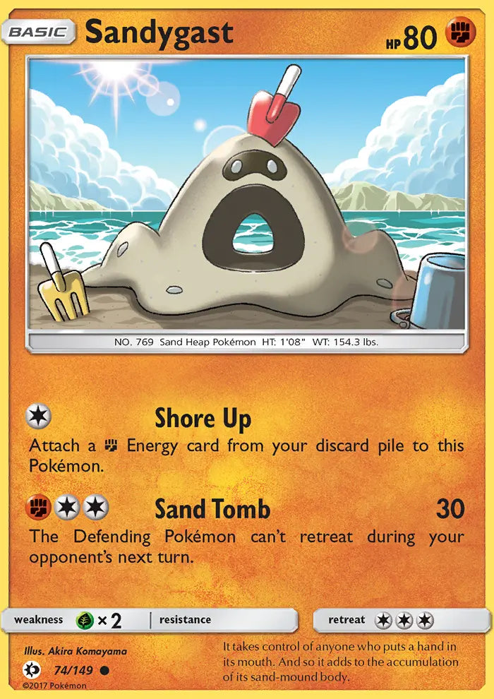 Sandygast 74 Sun & Moon Pokesingles