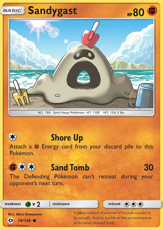 Sandygast 74 Sun & Moon Pokesingles