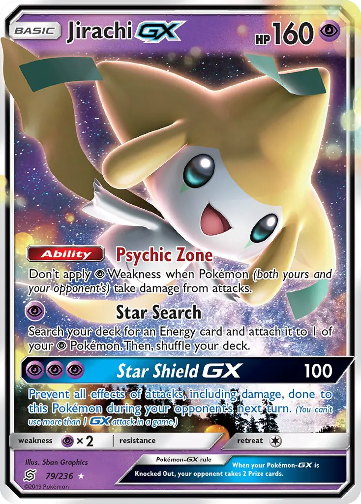 Jirachi GX 79 Unified Minds Pokesingles